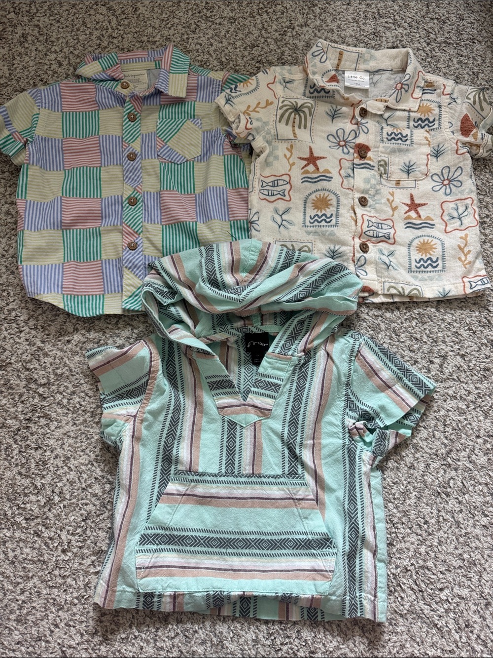 Set of 3 Beach Shirts